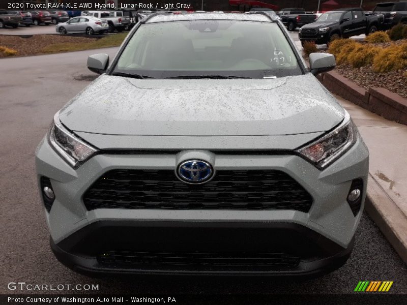 Lunar Rock / Light Gray 2020 Toyota RAV4 XLE AWD Hybrid
