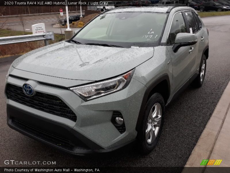 Lunar Rock / Light Gray 2020 Toyota RAV4 XLE AWD Hybrid