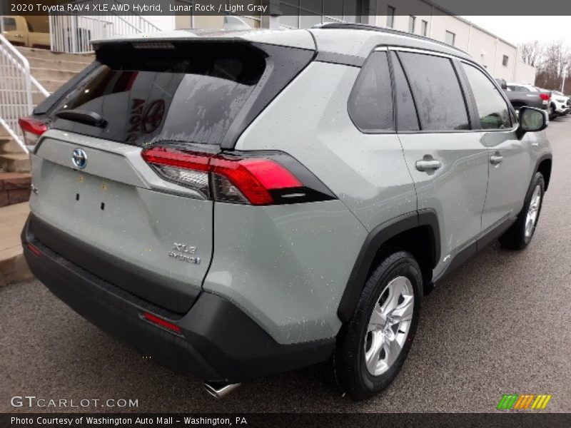 Lunar Rock / Light Gray 2020 Toyota RAV4 XLE AWD Hybrid