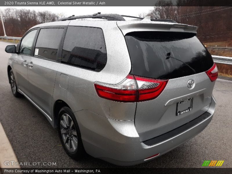Celestial Silver Metallic / Ash 2020 Toyota Sienna XLE AWD