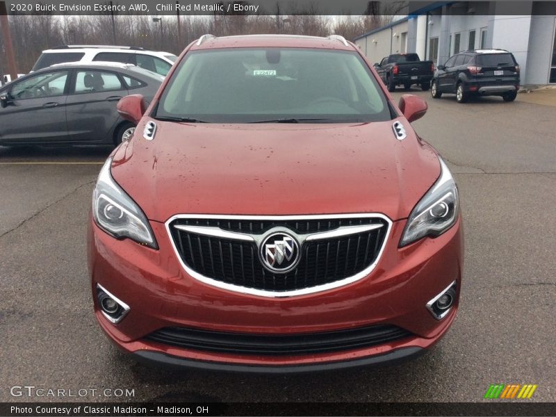 Chili Red Metallic / Ebony 2020 Buick Envision Essence AWD
