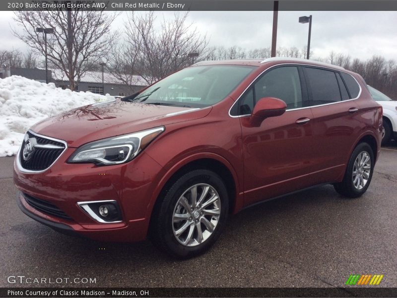 Chili Red Metallic / Ebony 2020 Buick Envision Essence AWD