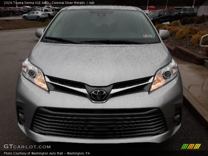 Celestial Silver Metallic / Ash 2020 Toyota Sienna XLE AWD