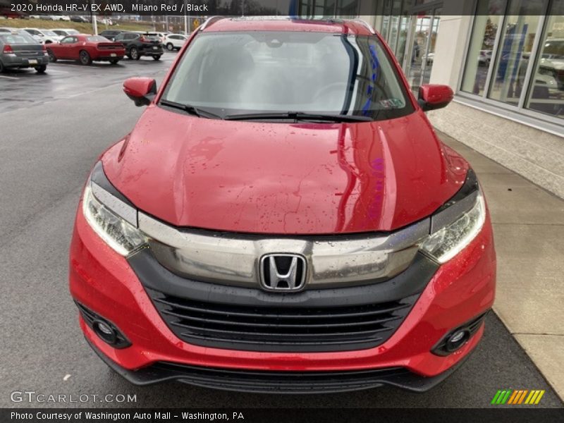 Milano Red / Black 2020 Honda HR-V EX AWD