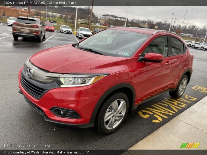 Milano Red / Black 2020 Honda HR-V EX AWD