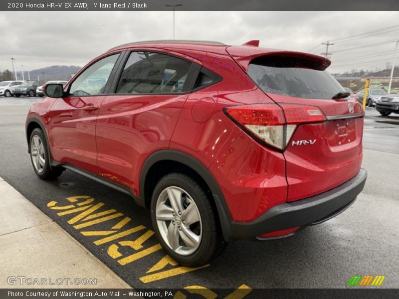 Milano Red / Black 2020 Honda HR-V EX AWD
