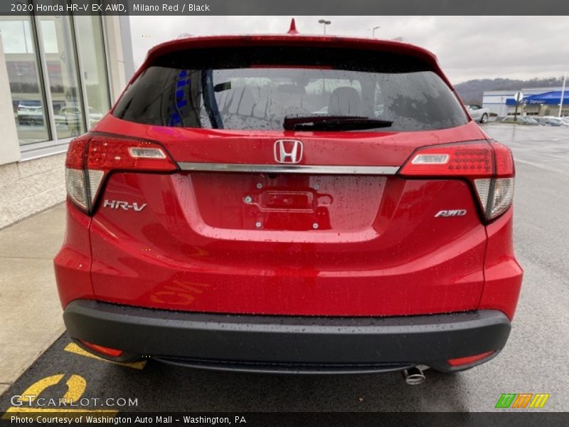 Milano Red / Black 2020 Honda HR-V EX AWD
