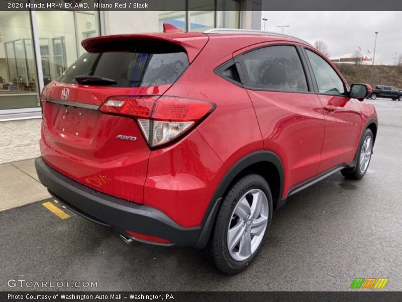 Milano Red / Black 2020 Honda HR-V EX AWD