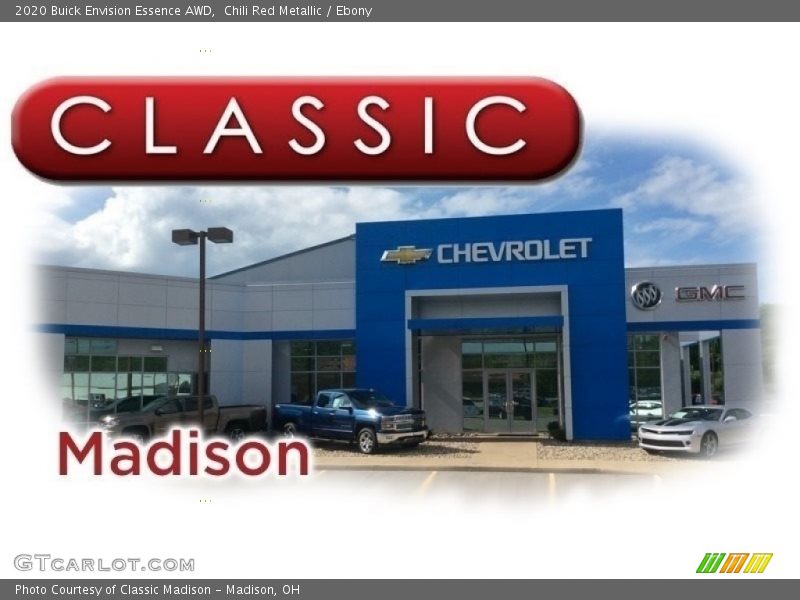Chili Red Metallic / Ebony 2020 Buick Envision Essence AWD