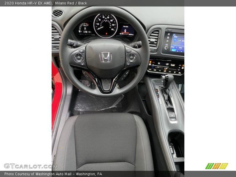 Milano Red / Black 2020 Honda HR-V EX AWD