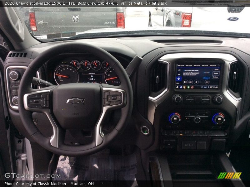 Silver Ice Metallic / Jet Black 2020 Chevrolet Silverado 1500 LT Trail Boss Crew Cab 4x4