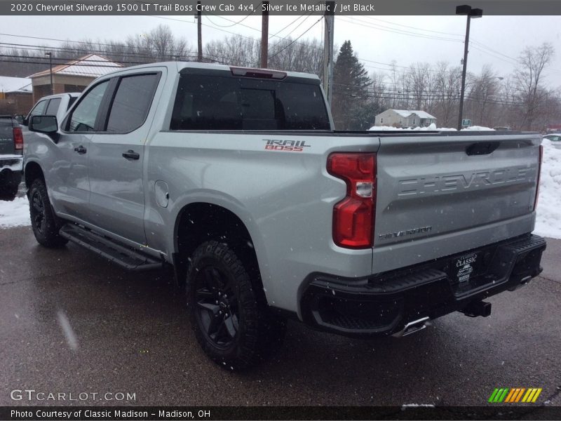 Silver Ice Metallic / Jet Black 2020 Chevrolet Silverado 1500 LT Trail Boss Crew Cab 4x4