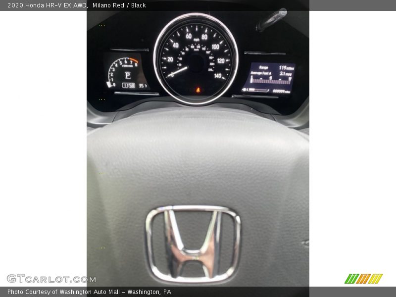 Milano Red / Black 2020 Honda HR-V EX AWD
