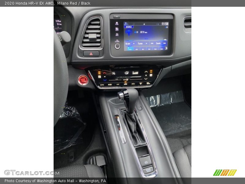Milano Red / Black 2020 Honda HR-V EX AWD