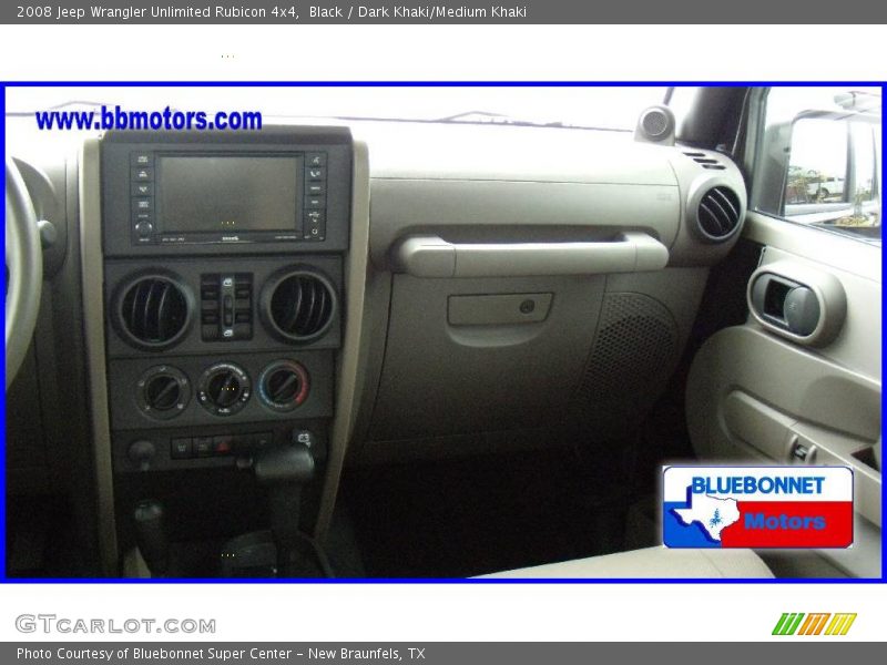 Black / Dark Khaki/Medium Khaki 2008 Jeep Wrangler Unlimited Rubicon 4x4
