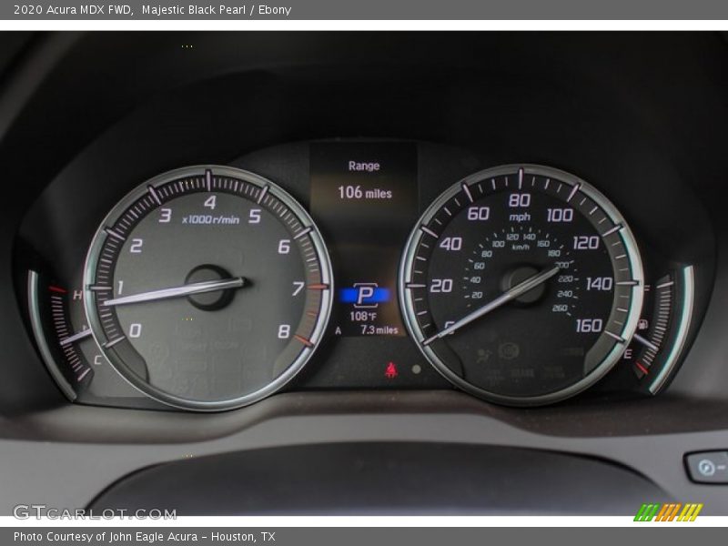  2020 MDX FWD FWD Gauges