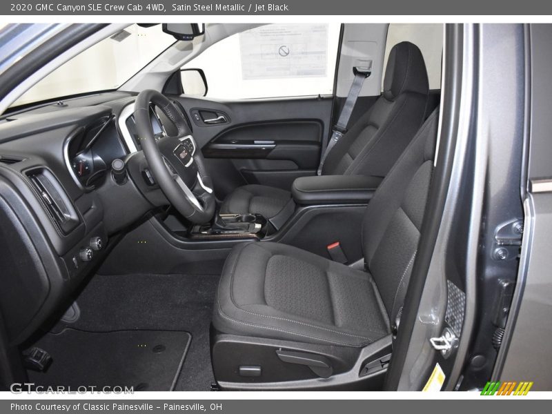Satin Steel Metallic / Jet Black 2020 GMC Canyon SLE Crew Cab 4WD