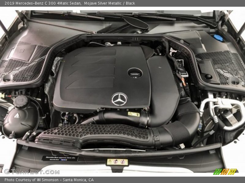 Mojave Silver Metallic / Black 2019 Mercedes-Benz C 300 4Matic Sedan