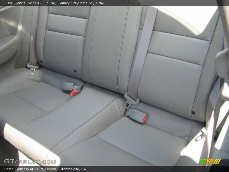 Galaxy Gray Metallic / Gray 2008 Honda Civic EX-L Coupe