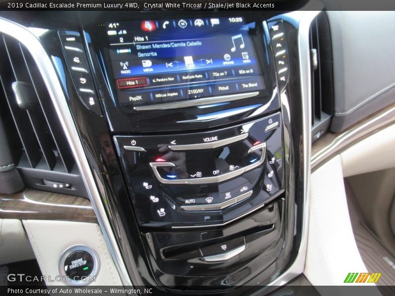 Crystal White Tricoat / Shale/Jet Black Accents 2019 Cadillac Escalade Premium Luxury 4WD