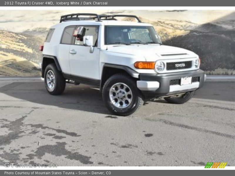 Iceberg White / Dark Charcoal 2012 Toyota FJ Cruiser 4WD