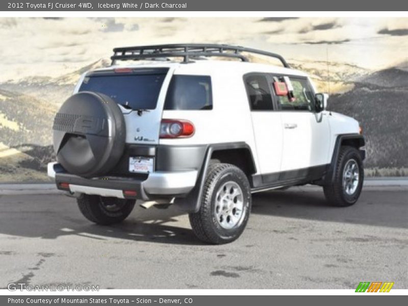 Iceberg White / Dark Charcoal 2012 Toyota FJ Cruiser 4WD
