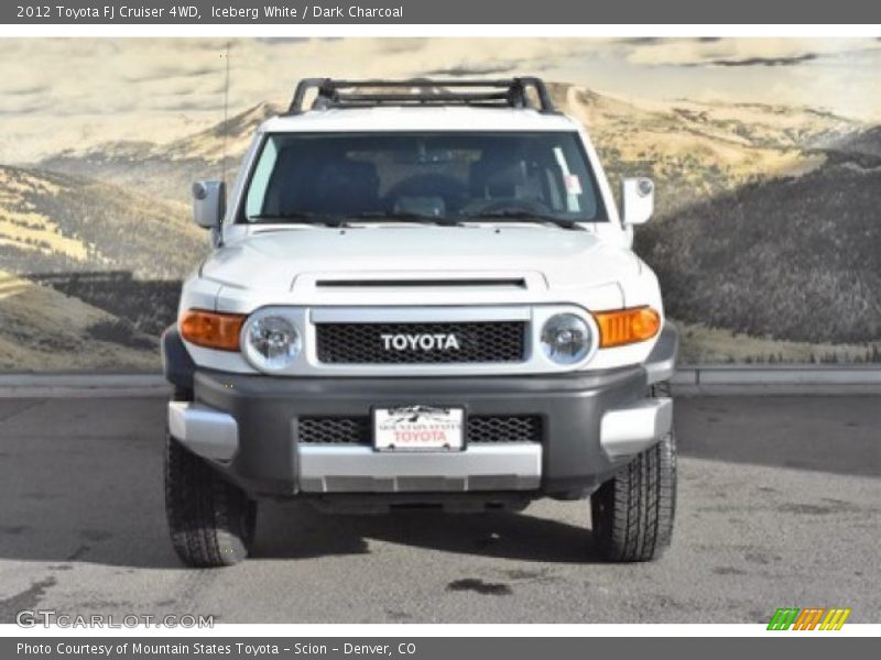 Iceberg White / Dark Charcoal 2012 Toyota FJ Cruiser 4WD