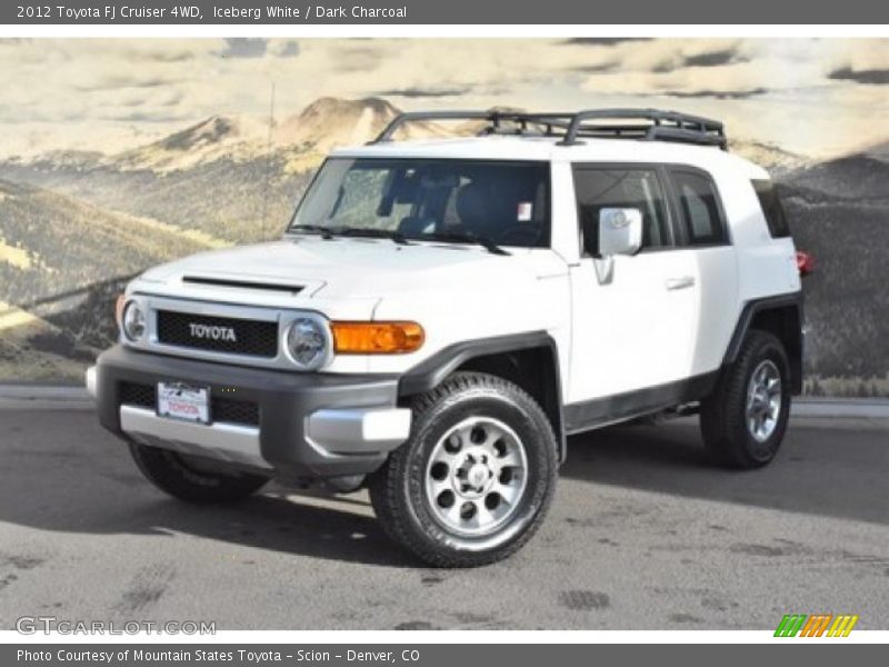 Iceberg White / Dark Charcoal 2012 Toyota FJ Cruiser 4WD