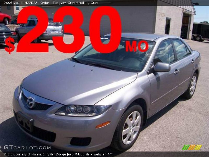 Tungsten Gray Metallic / Gray 2006 Mazda MAZDA6 i Sedan
