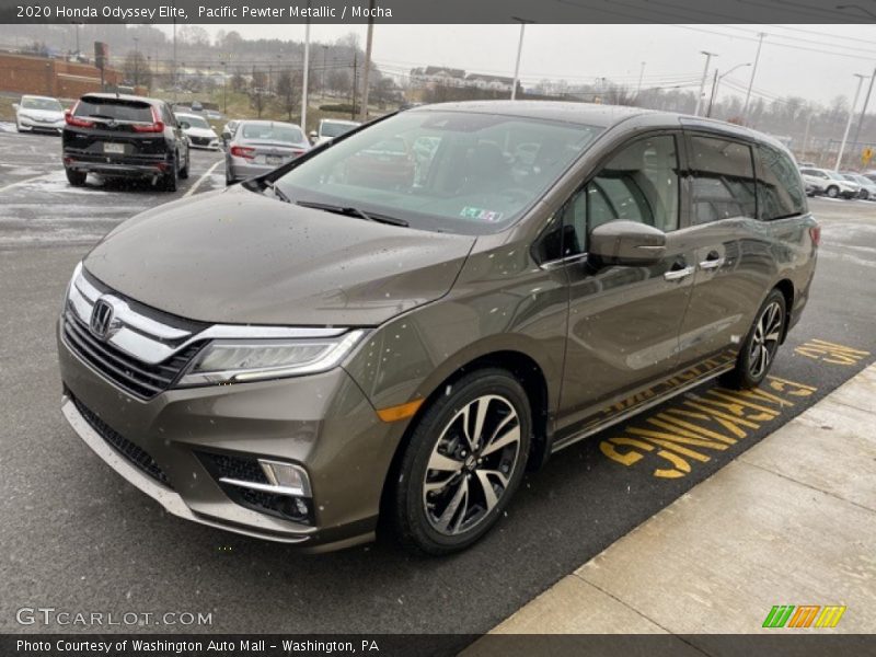 Pacific Pewter Metallic / Mocha 2020 Honda Odyssey Elite