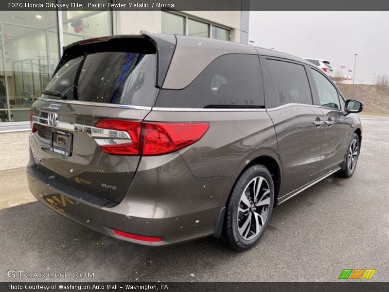 Pacific Pewter Metallic / Mocha 2020 Honda Odyssey Elite