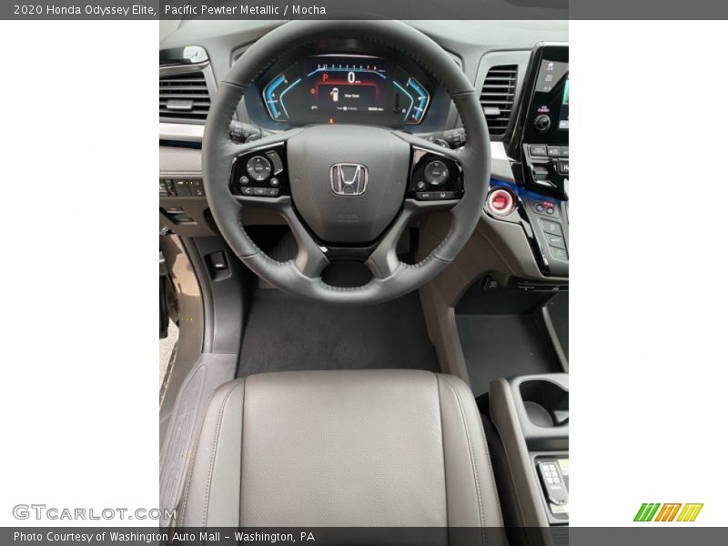 Pacific Pewter Metallic / Mocha 2020 Honda Odyssey Elite