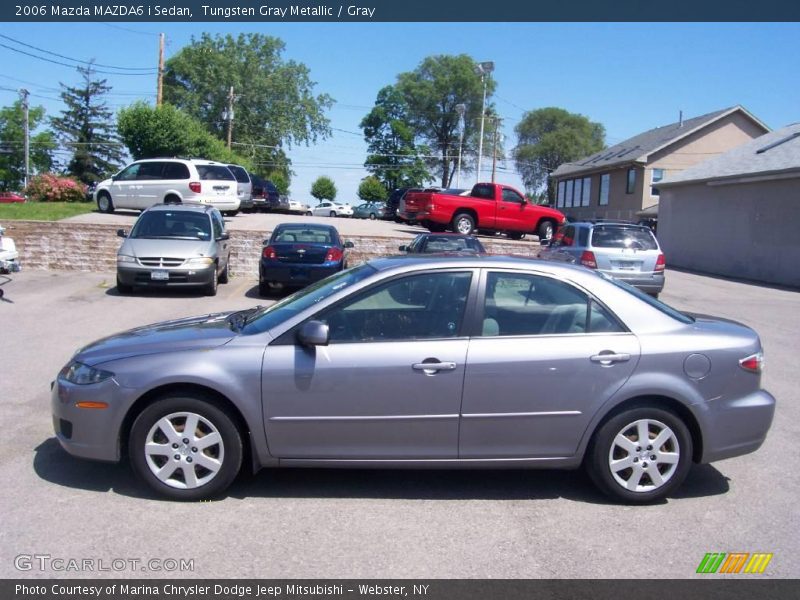 Tungsten Gray Metallic / Gray 2006 Mazda MAZDA6 i Sedan