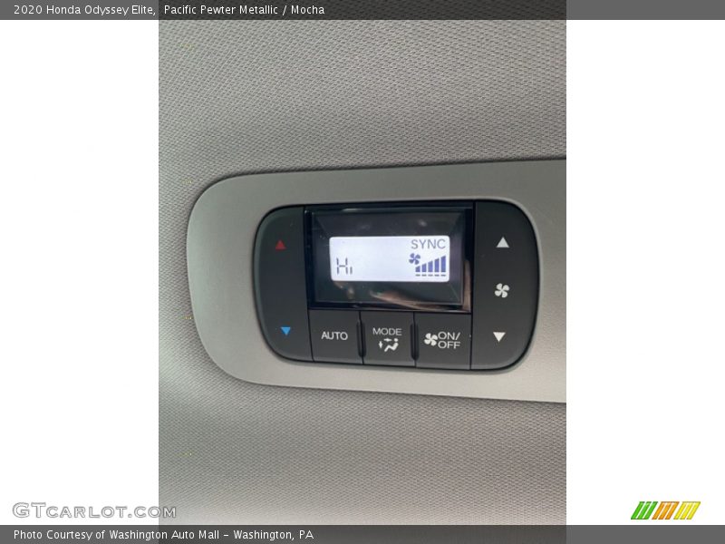Pacific Pewter Metallic / Mocha 2020 Honda Odyssey Elite