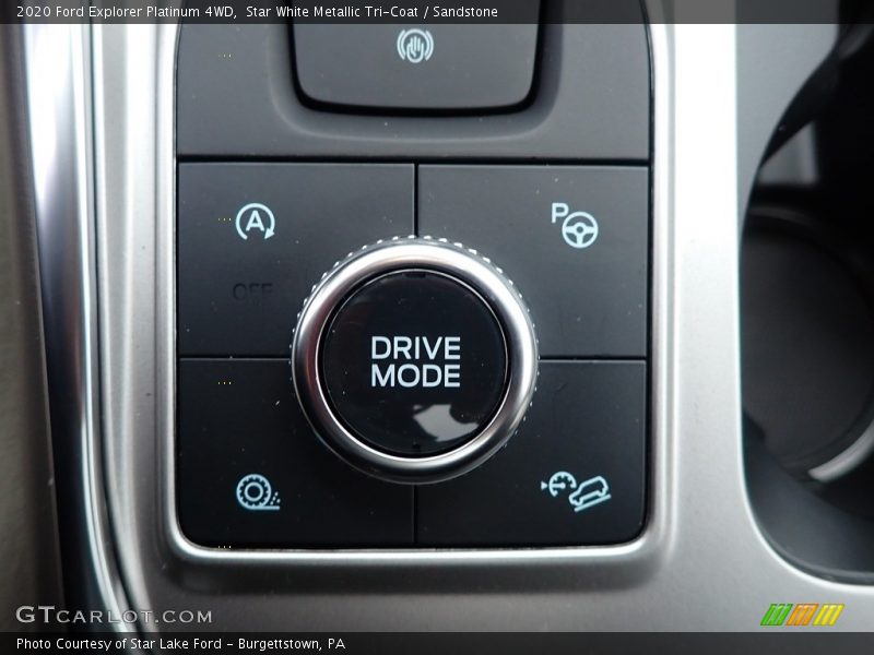 Controls of 2020 Explorer Platinum 4WD