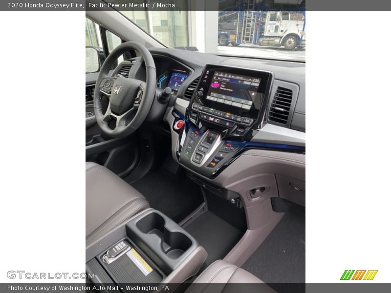 Pacific Pewter Metallic / Mocha 2020 Honda Odyssey Elite