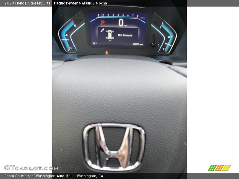 Pacific Pewter Metallic / Mocha 2020 Honda Odyssey Elite