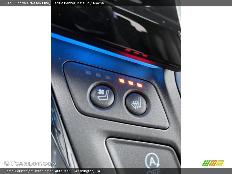 Pacific Pewter Metallic / Mocha 2020 Honda Odyssey Elite