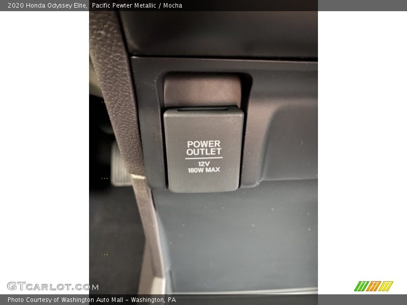 Pacific Pewter Metallic / Mocha 2020 Honda Odyssey Elite