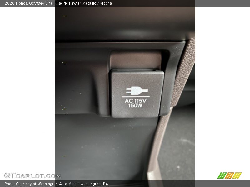 Pacific Pewter Metallic / Mocha 2020 Honda Odyssey Elite