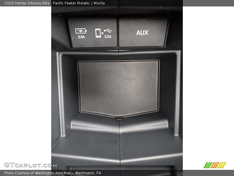 Pacific Pewter Metallic / Mocha 2020 Honda Odyssey Elite