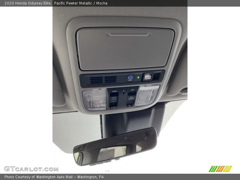 Pacific Pewter Metallic / Mocha 2020 Honda Odyssey Elite