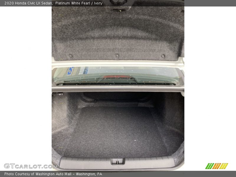 Platinum White Pearl / Ivory 2020 Honda Civic LX Sedan