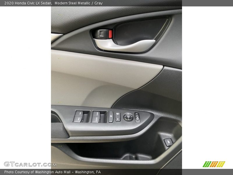 Modern Steel Metallic / Gray 2020 Honda Civic LX Sedan