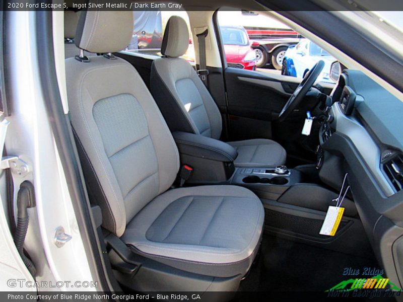 Ingot Silver Metallic / Dark Earth Gray 2020 Ford Escape S