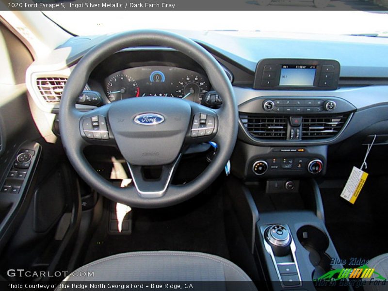Ingot Silver Metallic / Dark Earth Gray 2020 Ford Escape S