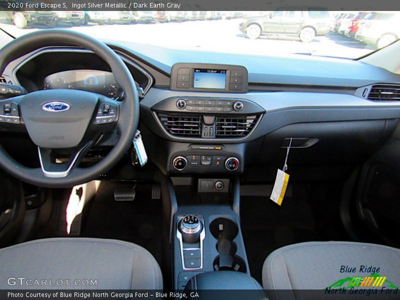 Ingot Silver Metallic / Dark Earth Gray 2020 Ford Escape S