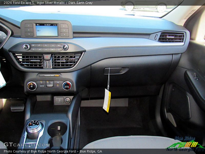 Ingot Silver Metallic / Dark Earth Gray 2020 Ford Escape S
