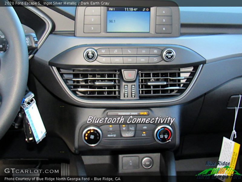 Ingot Silver Metallic / Dark Earth Gray 2020 Ford Escape S