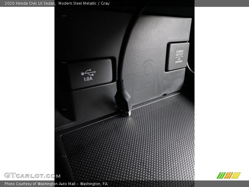 Modern Steel Metallic / Gray 2020 Honda Civic LX Sedan
